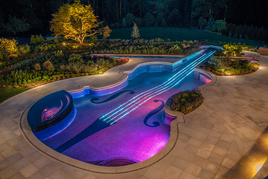 luxury swimming pool design